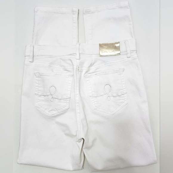Lilly Pulitzer South Ocean High-Rise Skinny Jeans Resort White - Picture 9 of 16